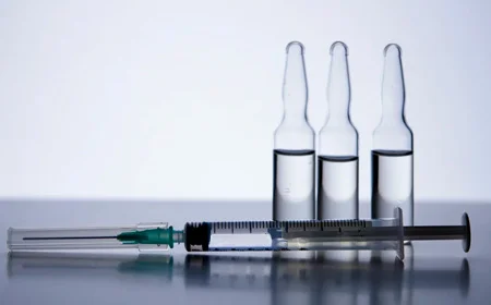Шприц и ампулы